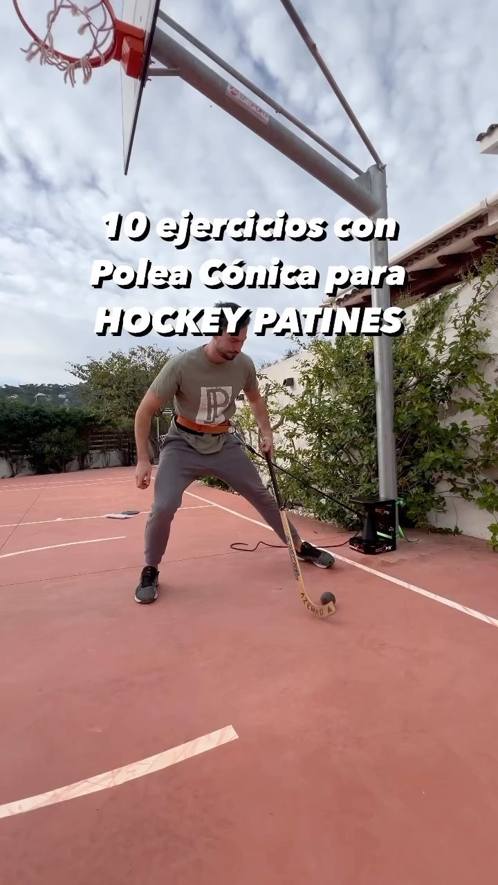 Diez ejercicios con polea cónica para hockey patines